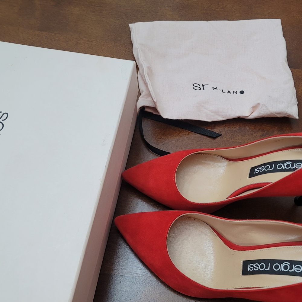 Sergio Rossi Red Women's Heels